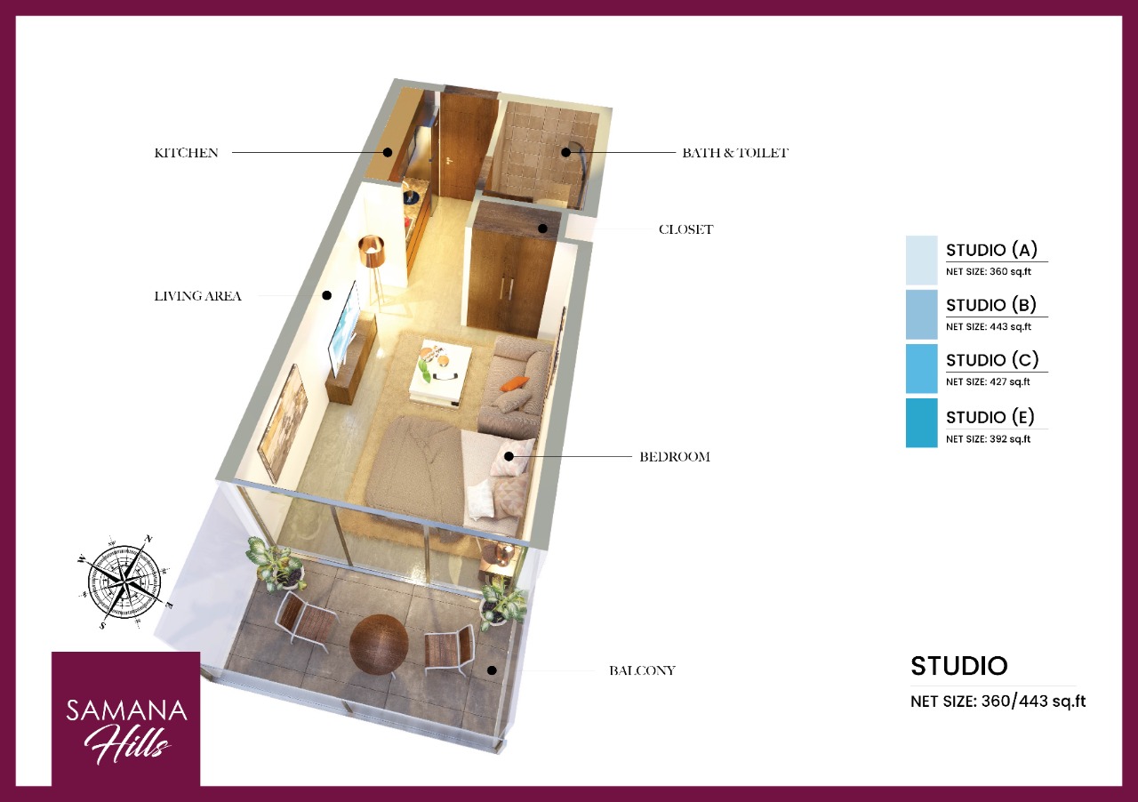 Samana Greens Floor plan