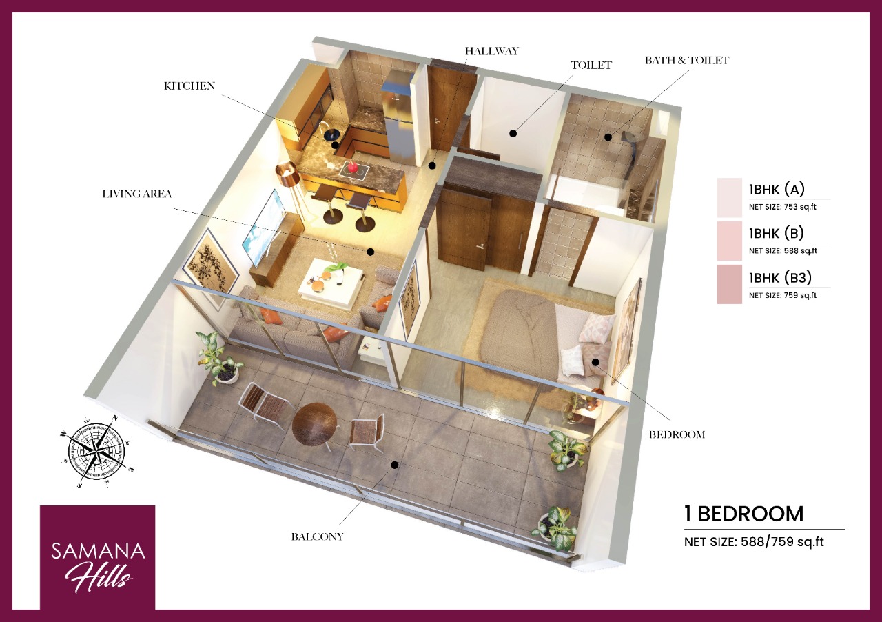 Samana Greens Floor plan